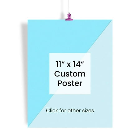 Ezposterprints - Custom Poster Print - Upload Your Image/Photo - Personalized Photo Prints Create Your Own Poster - Print Any Photos Images - 11 X 14 Inches