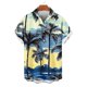 thumbnail image 3 of Mens Casual Manga Corta Botón Abajo Camisas Impresas Bolsillo Turndown Cuello Blusa para Verano Al Aire Libre Casual Uso Diario Hombre Manga Corta Botón Abajo Camisas con Bolsillo, 3 of 6
