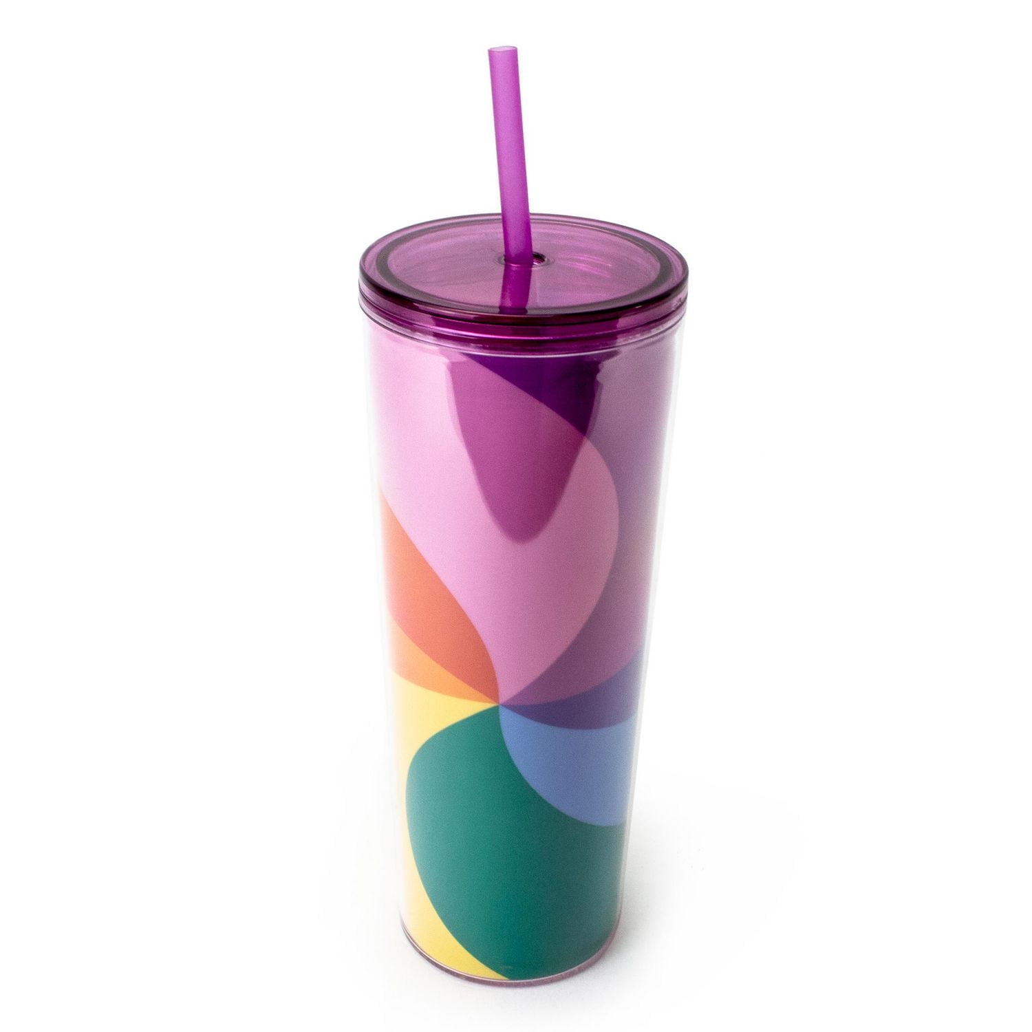 Mainstays - 700 ml Rainbow Vortex Tumbler