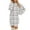 Light Brown, variant on Long Sleeve Plaid Print Dress for Women with Crew Neck and Loose Fit Casual Style Above Knee Length Comfortable Material