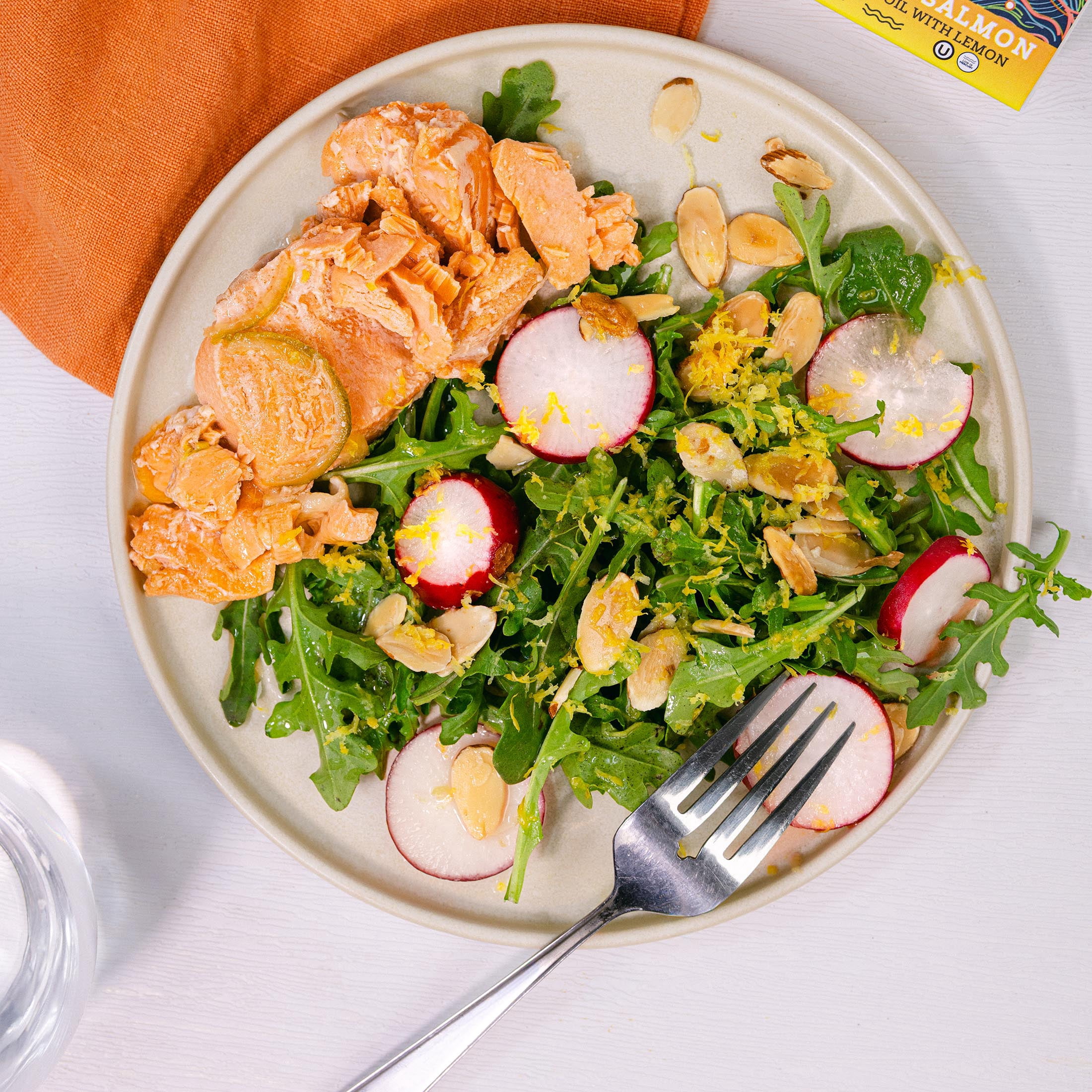 Natural Catch Coho Salmon with Lemon in Organic Extra Virgin Olive Oil 4.4 oz