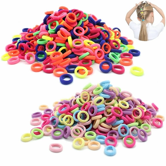 VANIDO 200pcs Hair Ties, Women's Hair Ties, Girls' Hair Ties