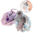 thumbnail image 3 of 2pcs Shower Body Loofah Gentle Exfoliating Bath Loofahs Cartoon Body Scrubber, 3 of 7