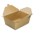 thumbnail image 4 of GEN Reclosable Kraft Take-Out Box 110 oz Paper 160/Carton PAPERBOX4, 4 of 6