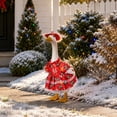 thumbnail image 2 of AuroraX 23 inch Porch Goose Christmas Outfit Lace Dress Porch Goose Clothes Set 23" 17 19 inch Front Porch Goose 23 inch Clothing Lawn Garden Decor, 2 of 6