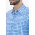 thumbnail image 3 of LA LEELA Men's Summer Beaches Button Down Tops Vacation Cruise Hawaiian Shirt For Men Stylish Party Short Sleeve Shirts XXL Flamingo, Blue, 3 of 6