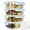 Transparent, variant on OVINESY 4 Pack 22oz Glass Meal Prep Containers with Lids, Food Storage Boxes, Leakproof Glass Storage Set for Lunch, Freezer Meals, Snacks and Everyday Kitchen Organization, Blue