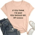 thumbnail image 4 of Womens Sarcastic T Shirts With Funny Sayings Novelty Graphic Tees For Women, 4 of 5