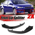 thumbnail image 2 of Amdohai 2pcs Car Spoiler Body Kit Black For Mitsubishi Lancer 2008-2015, 2 of 5