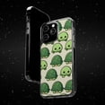 thumbnail image 6 of DistinctInk Hybrid (Acrylic / TPU) Clear Slim Fit Case for Apple iPhone 15 Pro (6.1" Screen) - "Whimsical Turtle Parade: A Playful Pattern", 6 of 8