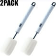 thumbnail image 2 of 2-Pack Sponge Bottle Dish Brush with Handle, Non-Scratch Washing Scrubber Cleaner for Wine/ Whiskey Glass, Cups, Tumblers, 2 of 6