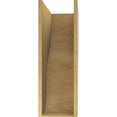 thumbnail image 4 of 11"W x 22"D x 33"H Classic Greensboro Rough Cedar Woodgrain TimberThane Corbel, Primed Tan, 4 of 6