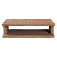 thumbnail image 2 of bali & pari Rhinos Handwoven Seagrass Coffee Table with Open Shelf, 2 of 6