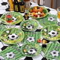 thumbnail image 4 of DAZLUTE 200pcs Soccer Paper Plates and Napkins Disposable Tableware Set for Soccer Themed Decorations, 4 of 9