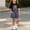 Black, variant on Girls 2 Piece Outfits Summer Graphic Short Sleeve T Shirt Elastic Waist Denim Shorts Set for Kids White Size 3T