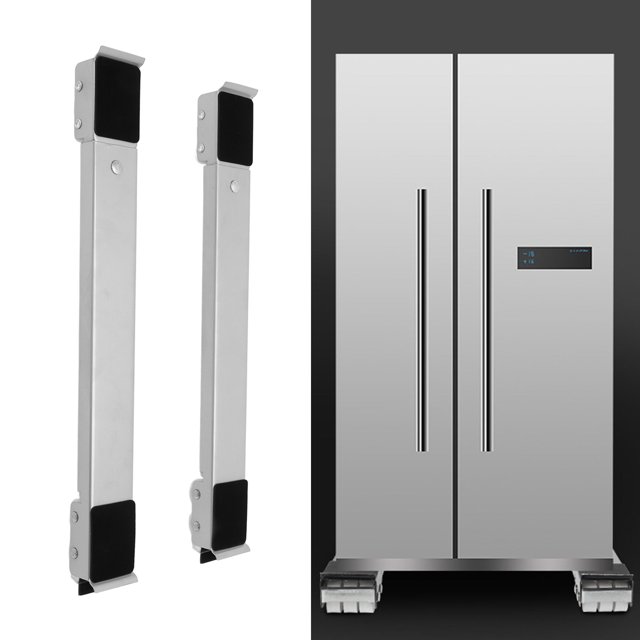 Universal Appliances Pulley Bracket 300KG Load Bearing Retractable Moving Rollers Base with Pry Bar Washing Machine Stand