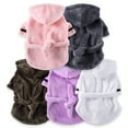thumbnail image 2 of Luxury Soft Pet Dog Puppy Hooded Bathrobe, 2 of 11