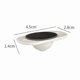thumbnail image 2 of Jinyi C Wheels Mini Pulley Casters Stick On Cs Rotat Cs Accessories For S Furniture Trash Can Box(32pcs), 2 of 5