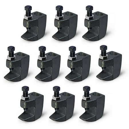 

Highcraft Junior Beam Clamp for 3/8 in. Threaded Rod Uncoated Steel (10-Pack)