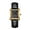 Gold Black Belt, variant on Fashion Men's Watch Classic Square Two-Hand Quartz Watch Business Trend Leather Strap Men's Watch