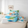 thumbnail image 4 of Erosebridal Sea Surfing Bedding Sets Twin Size,Ocean Beach Comforter Sets with Sheets,Teenager Bedroom Decor,Breathable,7pcs, 4 of 6