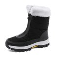 thumbnail image 2 of Botas Cálidas Invierno para Nieve Mujer Fuera Impermeable Forrada Trabajar Caminando Senderismo Al Aire Libre, 2 of 9