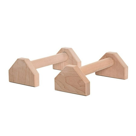 

JunDanmall 1 Pair Durable Stand Wooden Single Double Bars Calisthenics Handstand Push-Ups