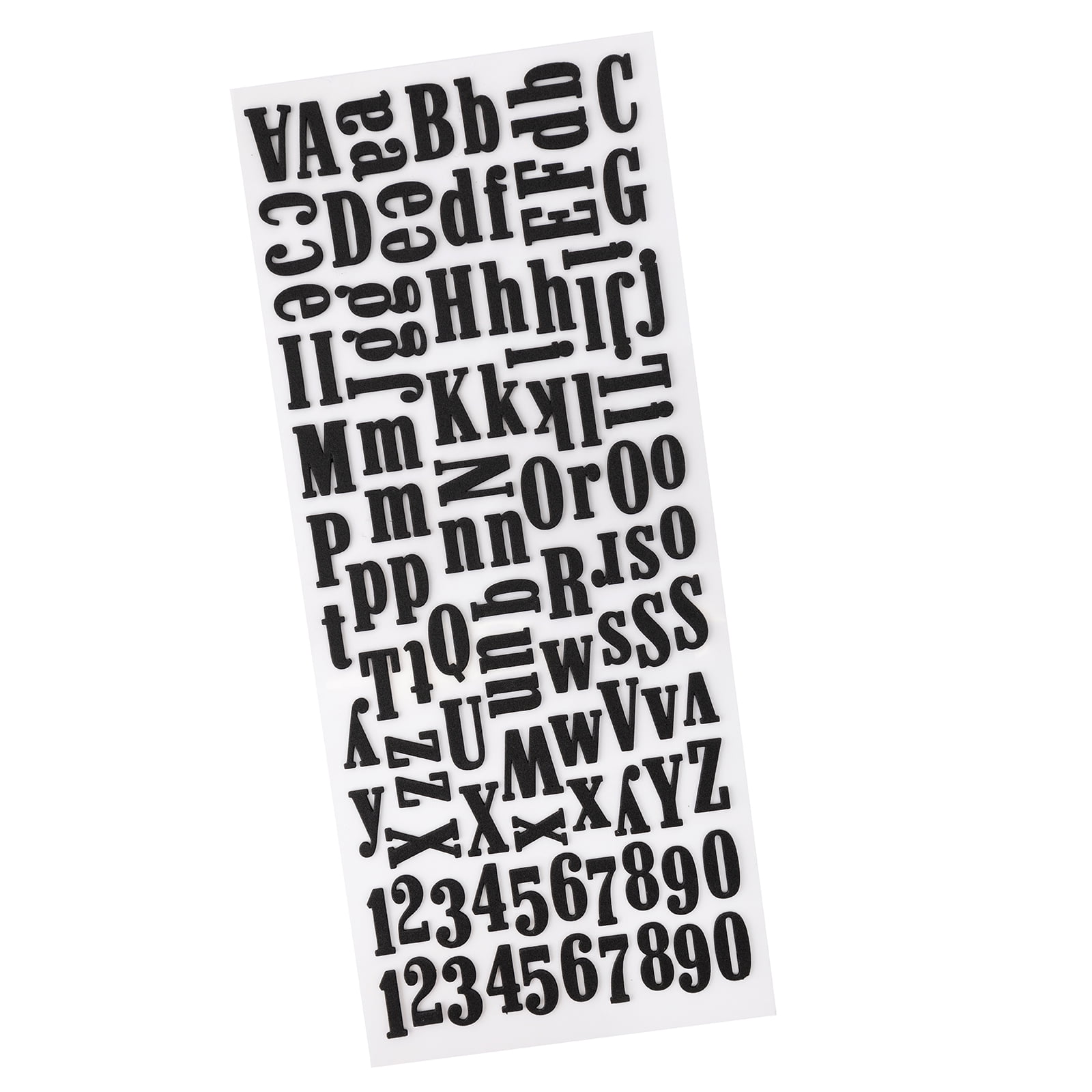 6 Pack Sticko Alphabet Stickers-Black Dot Numbers Small 5290314