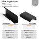 thumbnail image 3 of 10Pcs Modern Finger Edge Pulls, 80mm/2.7Inch Aluminum Hidden Tab Pull Handles Silver Concealed Finge, 3 of 5