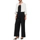 thumbnail image 2 of BLAZER BOLERO CORTO ABIERTO DE MANGA 3/4 SIN COLLAR PARA MUJERES INSPIRE CHIC M BLANCO, 2 of 5