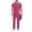 Hot Pink, variant on Clearance! Titcea Mens Scrub Set — Stretch V-Neck Scrub Tops & Elastic Waistband Pants, Nurse Workwear with 10 Pockets, Unwrinkled Scrubs for Men, Available in 10 Colors