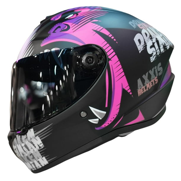 Casco para mujer moto Draken Rosa Talla XL rosa Bodega Aurrera