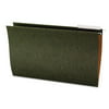 Office Impressions Hanging File Folders, 1/3 Tab, 11 Point Stock, Legal, Standard Green, 25/Box