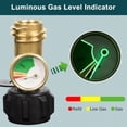 thumbnail image 4 of CSYANXING Rust Proof Propane Tank Gauge Brass Adapter Colour Coded Dial For BBQ Grill Outdoor Camping RV Trip Equipment, 4 of 11