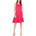 thumbnail image 2 of Michael Kors Womens Laced Sweater Dress, Pink, X-Large, 2 of 3