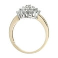 thumbnail image 3 of 9ct Gold Jewelco London Round 1/2ct Diamond 4 Tier Wedding Cake Cluster Ring, 3 of 6