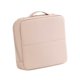 thumbnail image 1 of Neceser de maquillaje de pie, organizador de maquillaje de viaje, práctico, esencial para viajes, gran capacidad, neceser de aseo portátil. rosa claro, 1 of 9