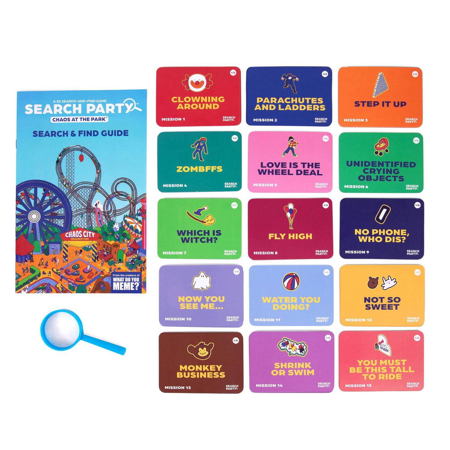Search Party : Chaos au parc par What Do You Meme? – Jeu de société interactif de recherche et d’observation pour enfants et familles, 8 ans et plus