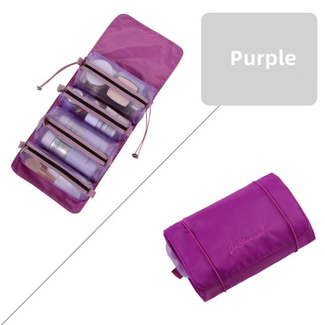 Bolsas De Cosméticos Desmontables 4 En 1 De Gran Capacidad , Plegables , Para Viajes , Bolsa De Lavado huangjie unisex