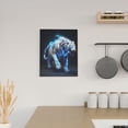 thumbnail image 6 of KLL Futuristic Blue Light White Tiger Print Canvas Wall Art, Canvas Painting Prints Canvas Art Wall Decor Home Decoration for Living Room Bedroom Office, 6 of 6