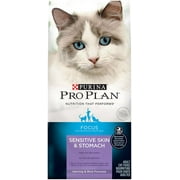 Purina Pro Plan FOCUS Sensitive Skin & Stomach Herring & Rice Formula Adult Dry Cat Food, 3.5 lb. Bag