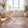 thumbnail image 3 of Design&I 8'x10' Washable Area Rug Vintage Botanical Medallion With Scrolling Vine Border Design for Living Room, Family Extra Large Skid-Resistant Low Profile, 3 of 7