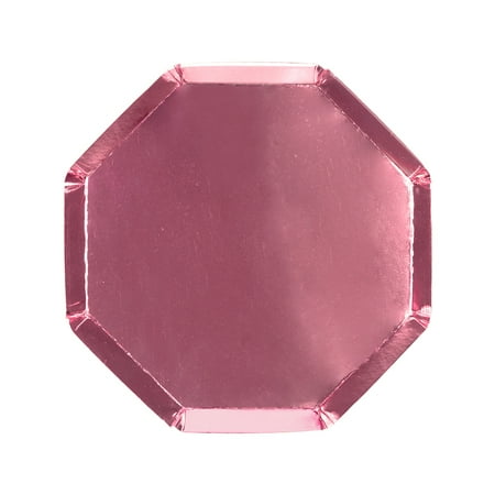 Meri Meri Metallic Pink Side Plates, 8ct