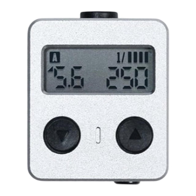 guohui Camera Light Meter Photometer,Cold Shoe Mount,Maintenance Camera Part Lightmeter Silver