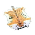 thumbnail image 3 of Milaget 1/6 Scale Rug Animal Print Stylish Mini Carpet Model for 12'' Action Figures tiger pattern, 3 of 9