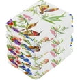 thumbnail image 4 of Coolnut Colorful Birds Wash Cloth Set of 4, 12 x 12 Inch Cotton Baby Washcloths Highly Absorbent and Soft Feel Fingertip Towels Face Towels for Bathroom, Gym, Spa Washcloth Gift, 4 of 7