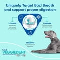 thumbnail image 4 of Virbac C.E.T. VeggieDent Fresh Dental Chews for Dogs, Medium, 30 Ct, 4 of 7