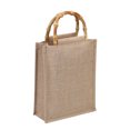 thumbnail image 2 of Bolsa De Arpillera Bolso De Arpillera Bolso Eco Friendly Totes Lino Reutilizable Bolso Compras de supermercado (31X25X10cm), 2 of 7