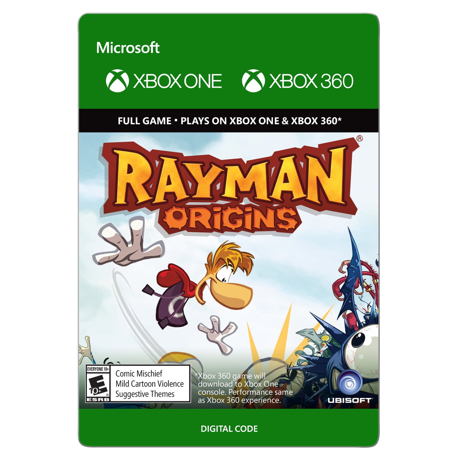 Xbox 360 Rayman Origins (email delivery) - Walmart.com