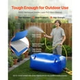 thumbnail image 3 of KFFKFF Water Storage Bladder 63.4 Gallon Large Capacity Water Bag, Portable & Collapsible Soft Waters Container, Leakproof & Tear-Resistant PVC Emergency Waters Storage Tank, 3 of 9